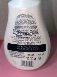 Baby Dove Derma Protect Moisturising Wash