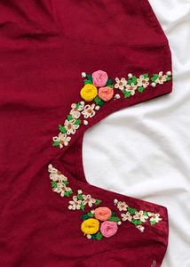 hand embroidery kurta set❤️