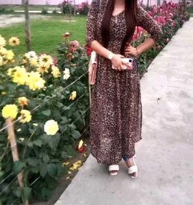 Animal Print Maxi Dress