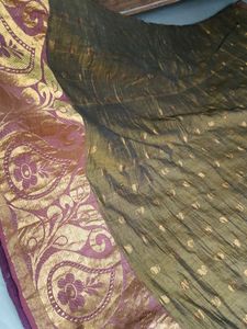 Cotton Blend  Pattu Saree