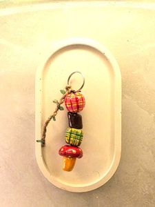 fruity Beaded Key bag Charm