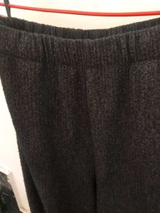 Stylish Textured Wide-Leg Pants