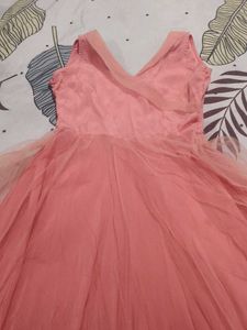 Elegant Peach Dress