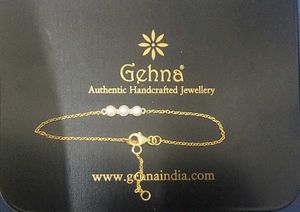 Gehna Sterling Silver Round Pearl Bracelet