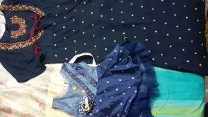 Mom & Daughter Blue Dress