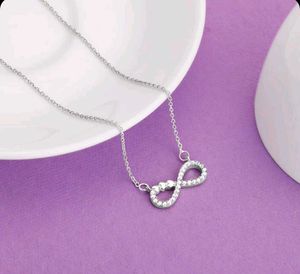 price drop 📉Silver Infinity Heart Necklace