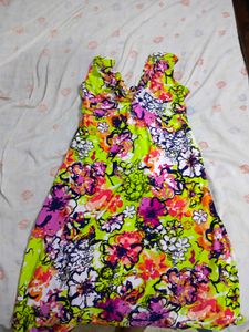 Vibrant Floral Summer Dress