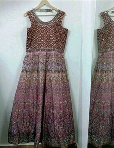 Stunning Embroidered gown with dupatta Set