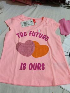 Cute Girls' T-Shirt Set