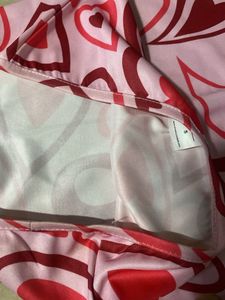 pink y2k hearts mini dress (s)