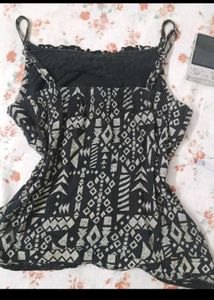 Tribal Print Spaghetti Strap Top