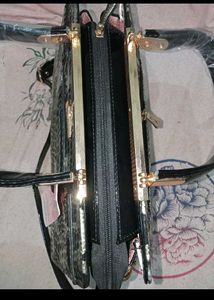 Black And White Handbag