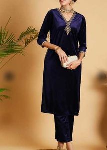 💓shae by Sassafras Elegant Velvet Kurta