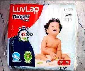LuvLap Diaper Pants Size M - 72 Pcs