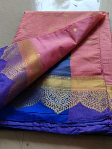 Beautiful Pink &amp; Blue Saree