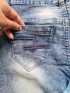 Acid Wash Denim Jeans