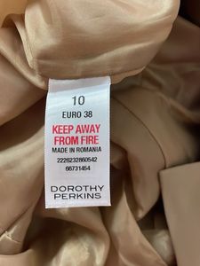 Elegant Tan Sleeveless Dress