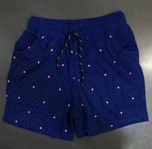 Girls’ Soft Cotton Shorts Pack of 3