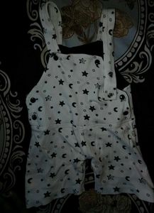 Cute Star &amp; Moon Baby Overalls