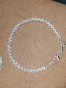 Sparkling Beaded tiara and head band set