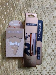 Swiss Beauty Mascara & Highlighter Set