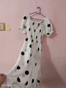 Black And White Girly Dress