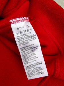All Star Converse Red Fleece Jacket