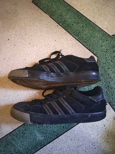 Adidas Superstar Vulc Black Suede Shoes