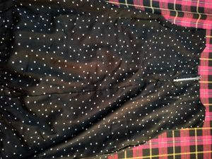 Chic Black Polka Dot Sleeveless Top