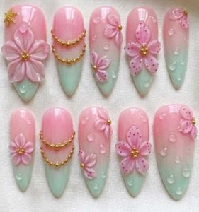 Cherry Blossom Press-On Nails
