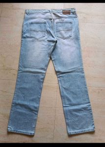 Light Wash Denim Jeans for Men