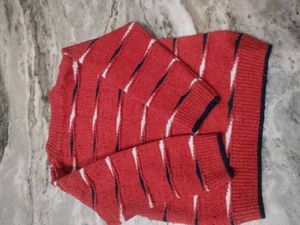 Red Striped Sweater