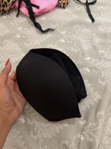 strapless black bra
