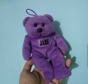 Vintage "Jade" Purple Bear Plush