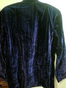 Men's Navy velvet Blazer