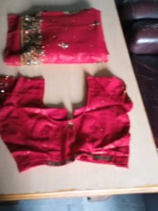 Beautiful  mahroon Embellished Saree