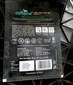 mCaffeine Coffee Sheet Mask