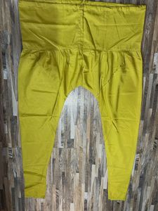 Elegant Lime Green Embroidered Kurta with Net