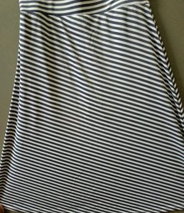 Blue Stripped Skirts