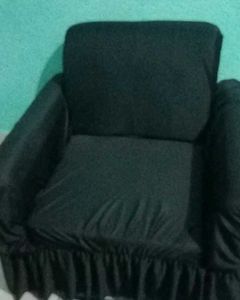 Black Sofa Cover Set