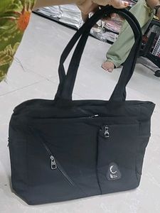 Stylish Black Tote Bag