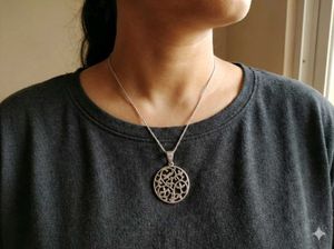 Silver Aesthetic Boho pendant
