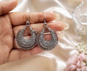 Oxidized Silver Earrings for Women |