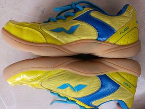 Yellow & Blue Athletic Shoes