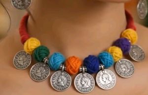Navratri Multi Color Necklace