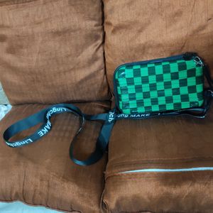 Tanjiro Inspired Mini Suitcase Sling Bag