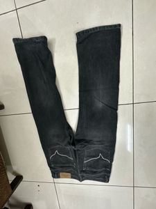 Dark Grey Denim Jeans
