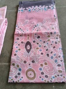 beautiful pakistani pink dress material.