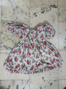 Floral Off-Shoulder Mini Dress