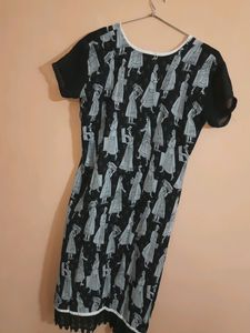 Women Black Kurti